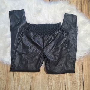 Blank nyc faux leather pull on pants
